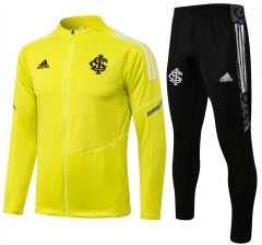 2021-2022 Brazil SC Internacional Fluorescent Green Thailand Soccer Jacket Uniform-815
