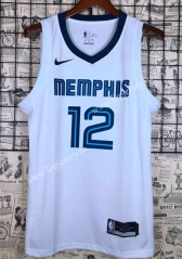 Memphis Grizzlies White #12 NBA Jersey-609