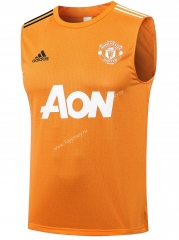 2021-2022 Manchester United Orange Thailand Soccer Vest -815