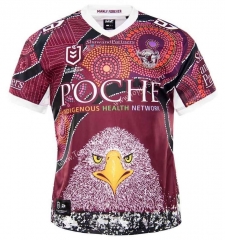 2021 Native Version Manly Seahawks Red Thailand Rugby Jersey
