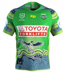 20-21 Raiders Green Thailand Rugby Jersey