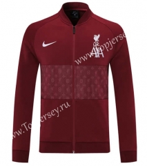 2021-2022 Liverpool Maroon Thailand Soccer Jacket -LH