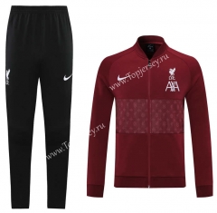 2021-2022 Liverpool Maroon Thailand Soccer Jacket Uniform-LH