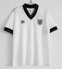 Retro Version 84-87 England Home White Thailand Soccer Jersey AAA-C1046