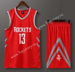 Houston Rockets Red #13 NBA Uniform-613