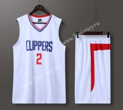 Los Angeles Clippers White #2 NBA Uniform-613