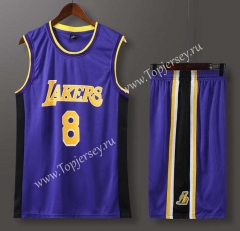 Los Angeles Lakers Purple #8 NBA Uniform-613