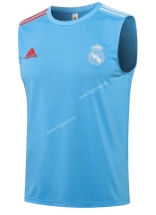 2021-2022 Real Madrid Light Blue Thailand Soccer Vest-815