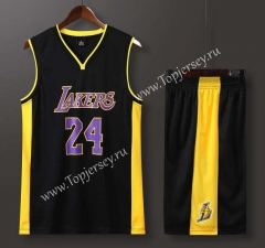 Los Angeles Lakers Black #24 NBA Uniform-613