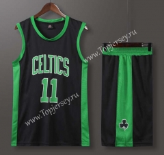 Boston Celtics Black&Green #11 NBA Uniform-613