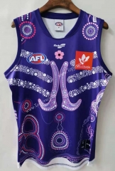 2020-2021 Native Version Fremantle Purple Thailand Rugby Vest