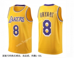 Los Angeles Lakers Yellow #8 NBA Jersey-SJ