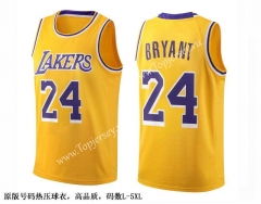 Los Angeles Lakers Yellow #24 NBA Jersey-SJ