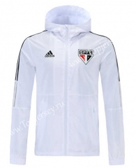 2021-2022 Sao Paulo Futebol Clube White Trench Coats With Hat-LH