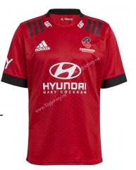 2021 Crusader Home Red Thailand Rugby Jersey