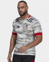2021 Crusader Away Gray Thailand Rugby Jersey