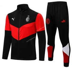 2021-2022 AC Milan Black Thailand Soccer Jacket Uniform-815