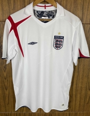 Retro Version 2006 England Home White Thailand Soccer Jersey AAA-SL