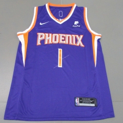 2021 Phoenix Suns Purple #1 NBA Jersey