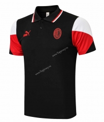 2021-2022 AC Milan Black Thailand Polo Shirt-815