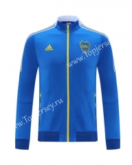 2021-2022 Boca Juniors Camouflage Blue Thailand Soccer Jacket-LH
