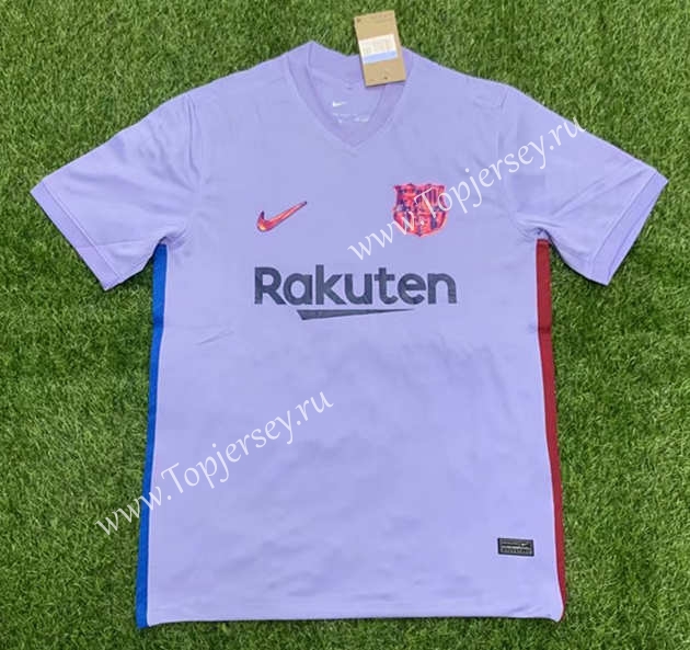 2021-2022 Barcelona Away Purple Thailand Soccer Jersey AAA-407-Barcelona| topjersey