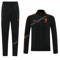 2021-2022 Liverpool Black Thailand Soccer Jacket Uniform-LH