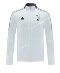 2021-2022 Juventus White Thailand Soccer Jacket-LH