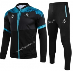 2021-2022 Napoli Black Thailand Soccer Jacket Uniform-806