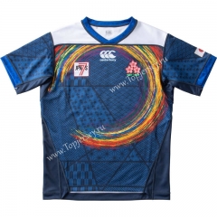 2021 Japan Sevens Away Royal Blue Thailand Rugby Shirt