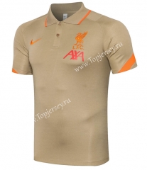 2021-2022 Liverpool Khaki Thailand Soccer Polo Shirt-815