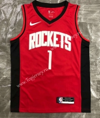 2021 Houston Rockets Red #1 NBA Jersey-311