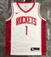 2021 Houston Rockets White #1 NBA Jersey-311