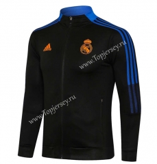 2021-2022 Real Madrid Black Thailand Soccer Jacket-815