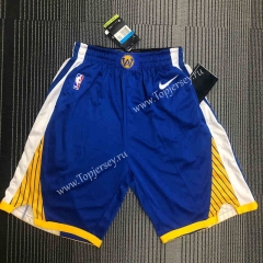 2021 City Edition Golden State Warriors Blue NBA Shorts-311