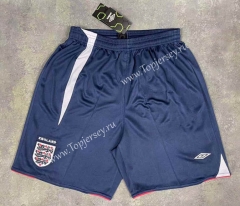 Retro Version 2006 England Royal Blue Thailand Soccer Shorts-510