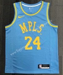 2021 Los Angeles Lakers Blue #24 NBA Jersey-311