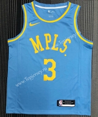 2021 Los Angeles Lakers Blue #3 NBA Jersey-311