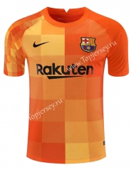 2021-2022 Barcelona Goalkeeper Orange Thailand Soccer Jersey-418