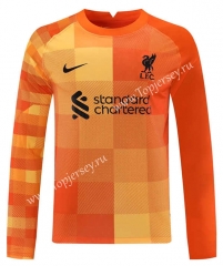 2021-2022 Liverpool Goalkeeper Orange LS Thailand Soccer Jersey-418