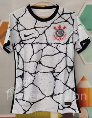 Player Version 2021-2022 Corinthians Home White Thailand Soccer Jersey AAA-807