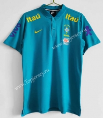2021-2022 Brazil Blue Thailand Polo Shirt-C1046