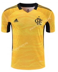 2021-2022 Flamengo Goalkeeper Yellow Thailand Soccer Jersey-418