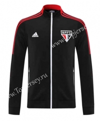 2021-2022 Sao Paulo Black Thailand Soccer Jacket -LH