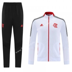 2021-2022 Flamengo White Thailand Soccer Jacket Uniform-LH