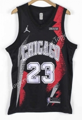 Fashion Edition Chicago Bulls Black #23 NBA Jersey
