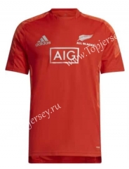 2022 All Blacks Red Thailand Rugby Shirt