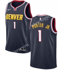 2021 Denver Nuggets Black #1 NBA Jersey-311