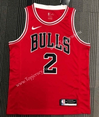 Chicago Bulls Red #2 NBA Jersey-311