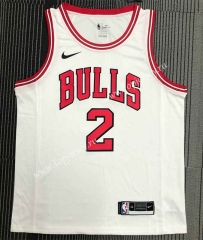 Chicago Bulls White #2 NBA Jersey-311